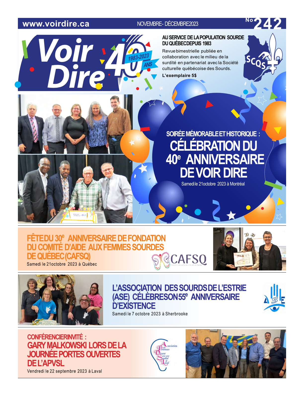 No 242, novembre-décembre 2023