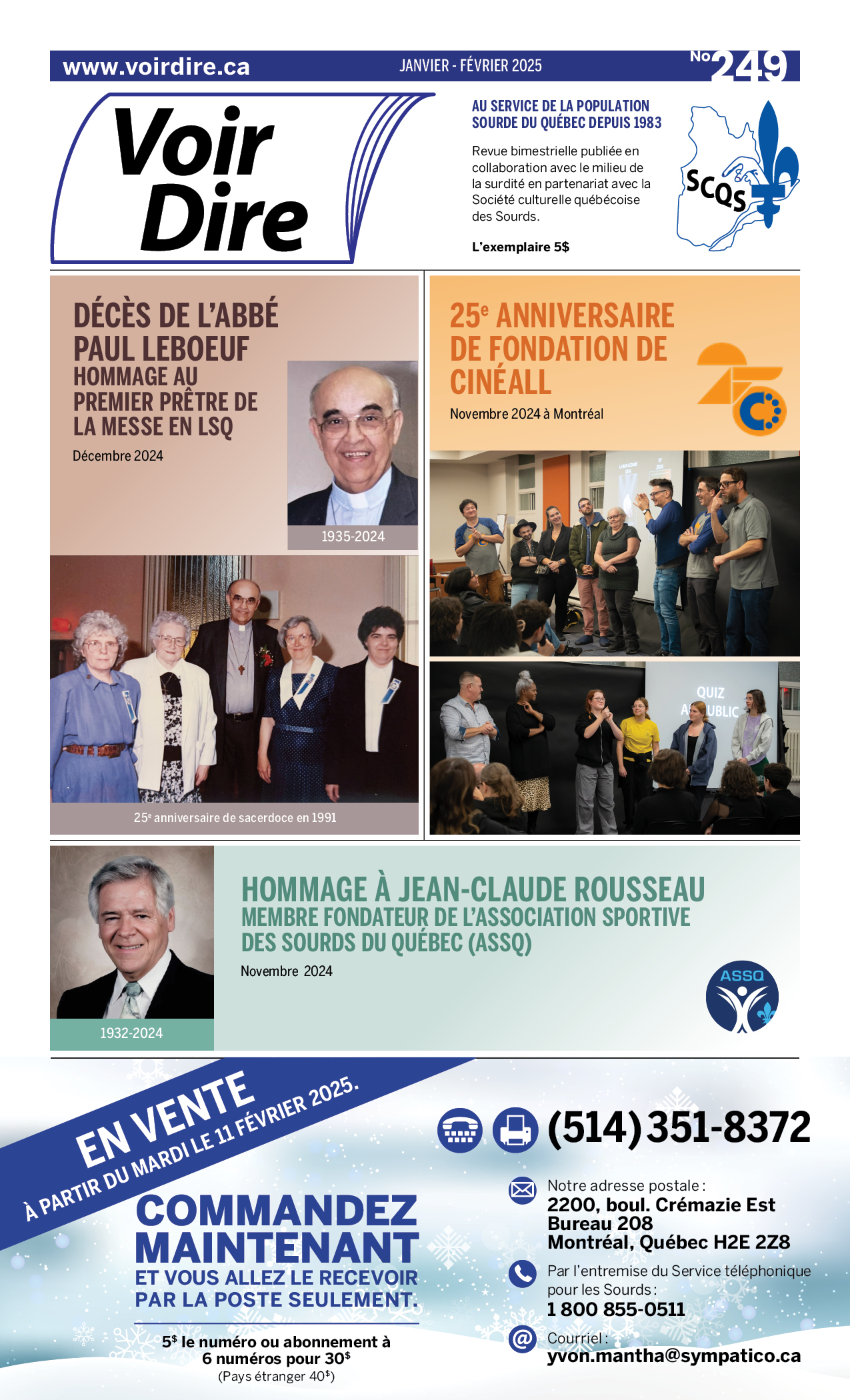 No 249, janvier-février 2025