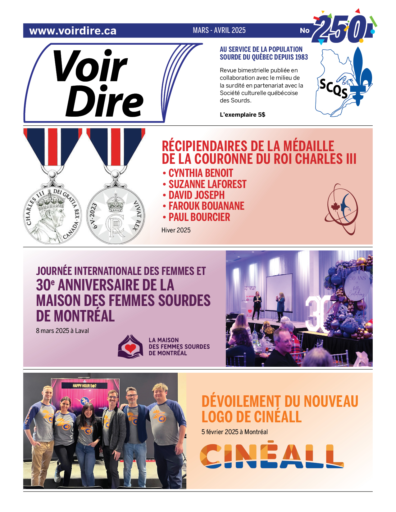 No 250, mars-avril 2025